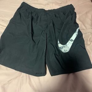 Black camo Nike shorts
